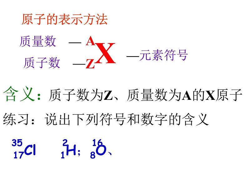 2019-2020学年新教材鲁科版必修2：1.1.1原子核 核素课件（20张）07