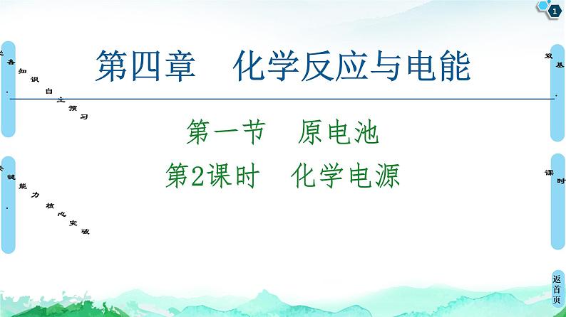 2020-2021学年新人教版选择性必修1第4章 第1节 第2课时　化学电源课件（66张）01