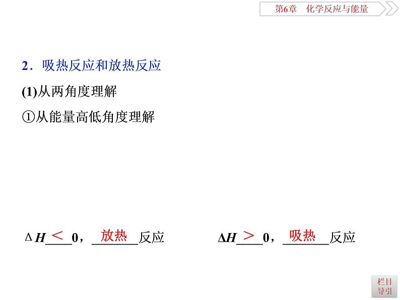 高中化学选修四鲁科版-第一章 化学能与热能课件06