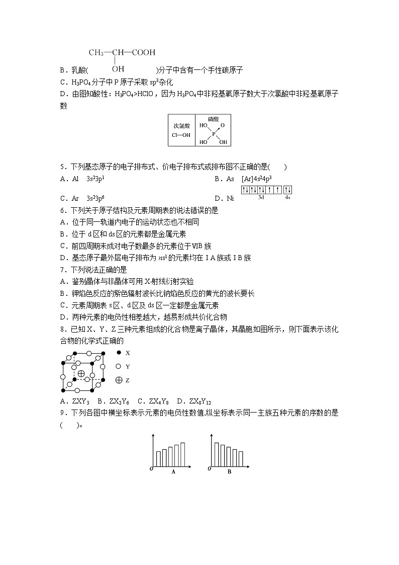 2021届高考化学一轮复习过关训练：选修3部分综合训练第2页