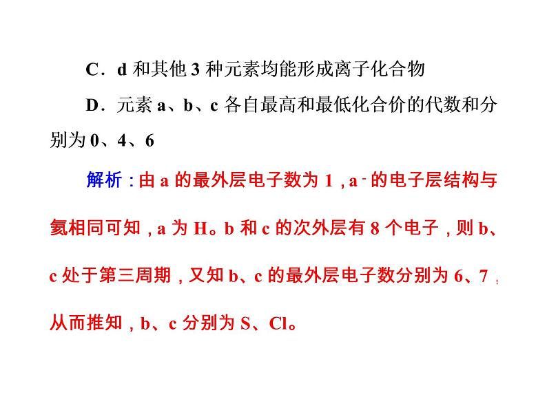 高考化学一轮总复习（课件）：全国高考题型突破原子核外电子排布规律在元素确定中的应用05