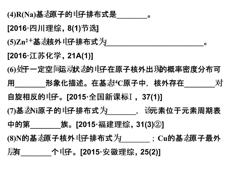 高考化学二轮复习课件：第一部分 专题十06