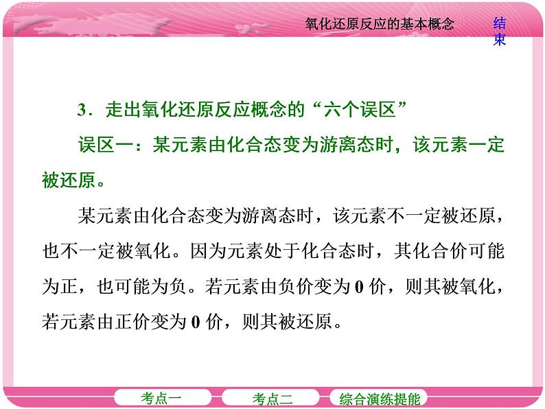 （人教版）高三化学高考总复习课件：第2章 第四节 氧化还原反应的基本概念第8页