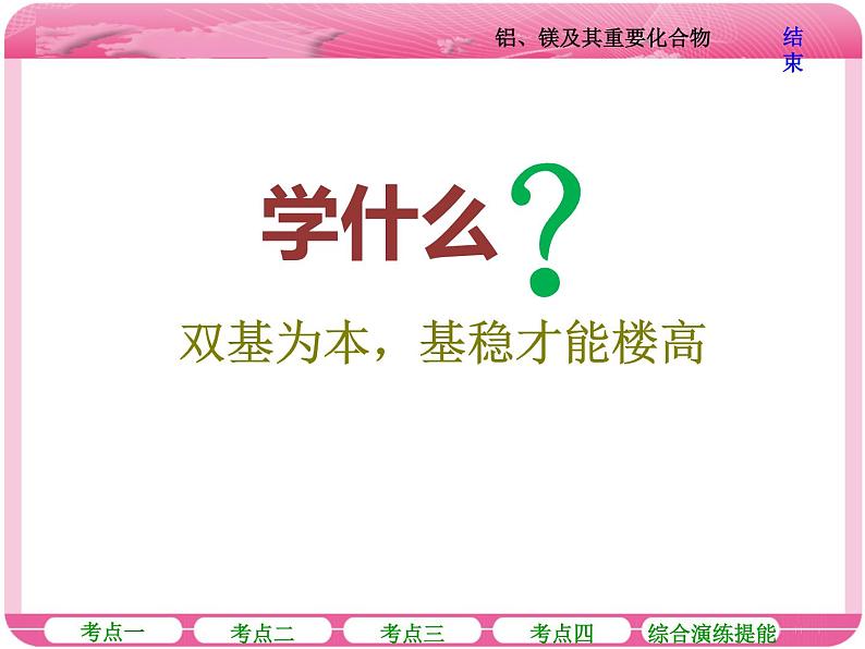 （人教版）高三化学高考总复习课件：第3章 第二节 铝、镁及其重要化合物04