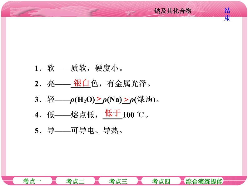 （人教版）高三化学高考总复习课件：第3章 第一节 钠及其化合物第7页