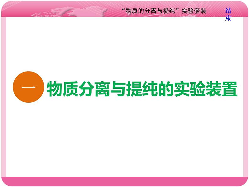 （人教版）高三化学高考总复习课件：第10章 第二板块 第一讲 “物质的分离与提纯”实验套装02