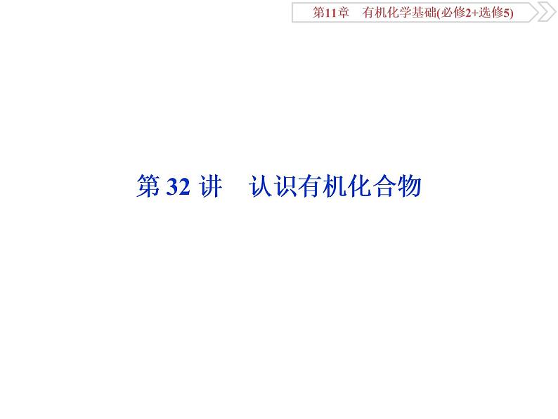 高中化学鲁科版必修二  第三章重要的有机化合物　认识有机化合物课件02