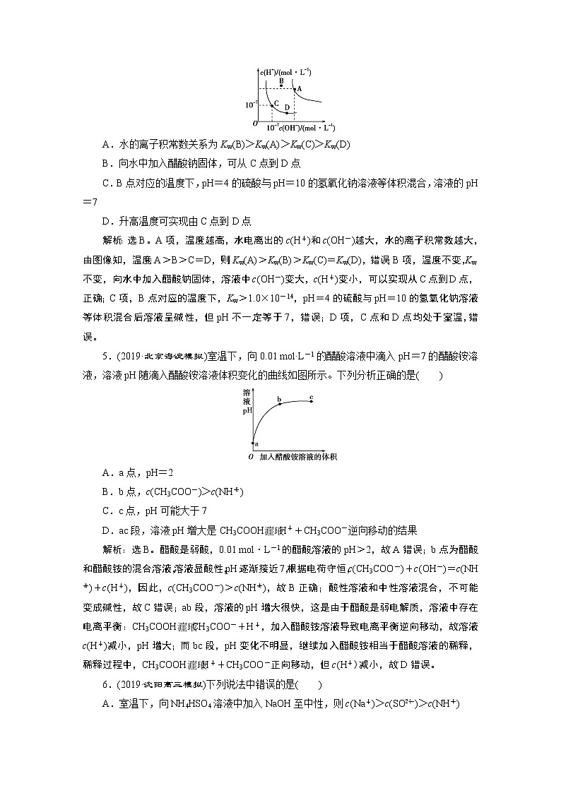 高中化学选修四鲁科版-第三章   物质在水溶液中的行为章末综合检测第2页