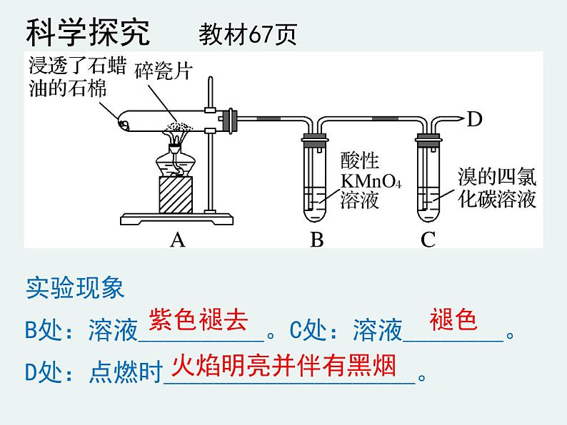 2020-2021学年高一化学第三章第二节第一课时乙烯精编课件（人教版必修二）第7页