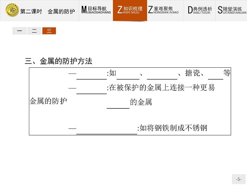 2018版高中化学人教版选修1课件：3.2.2 金属的防护05