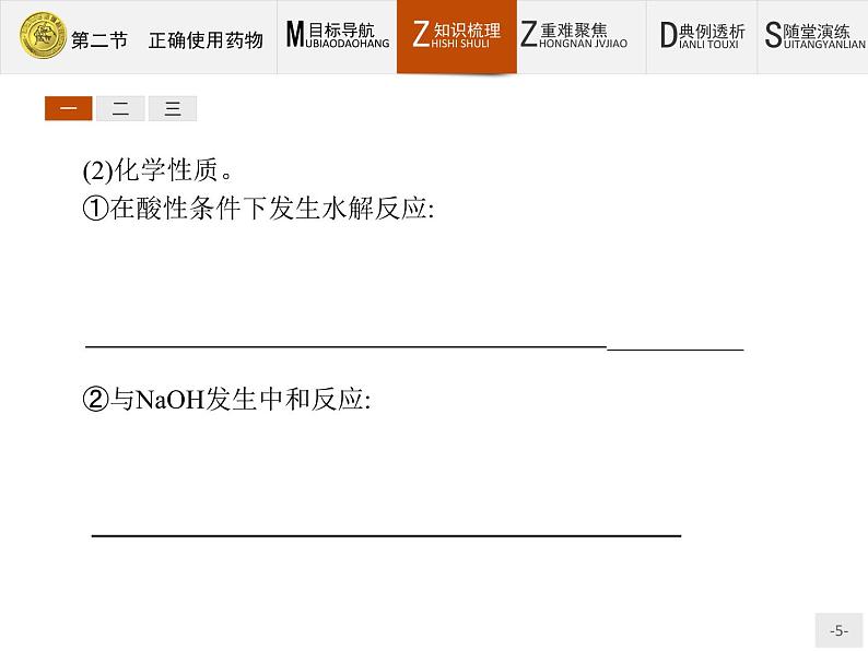 2018版高中化学人教版选修1课件：2.2 正确使用药物05