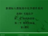 江西省鹰潭市第一中学人教版高中化学选修6 实验化学 第二章 第二节 物质的制备（第1课时） 课件