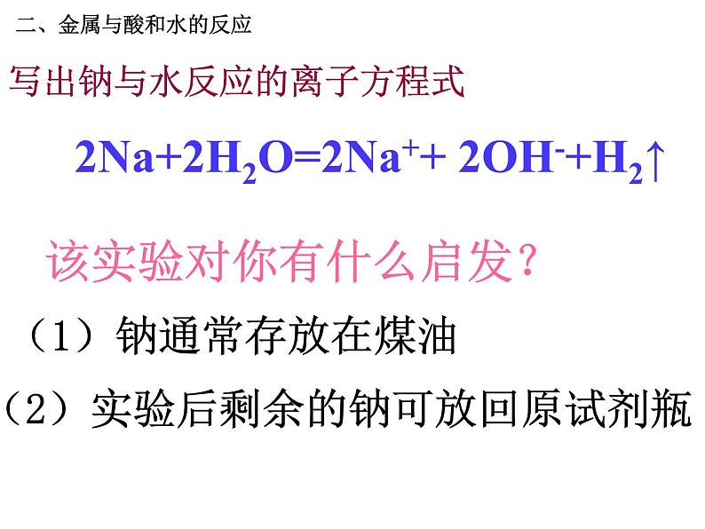 人教版高中化学必修1课件：3.1金属的化学性质（第2课时） （共19张PPT）05