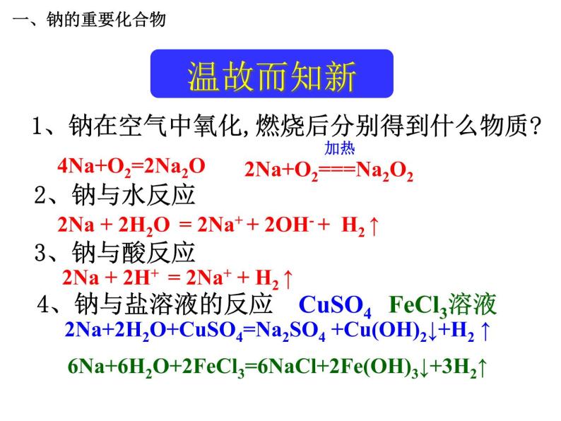 人教版高中化学必修1课件：3.2几种重要的金属化合物（第1课时） （共30张PPT）02