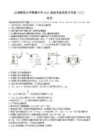 云南师范大学附属中学2021届高考适应性月考卷（三）化学 (含答案)