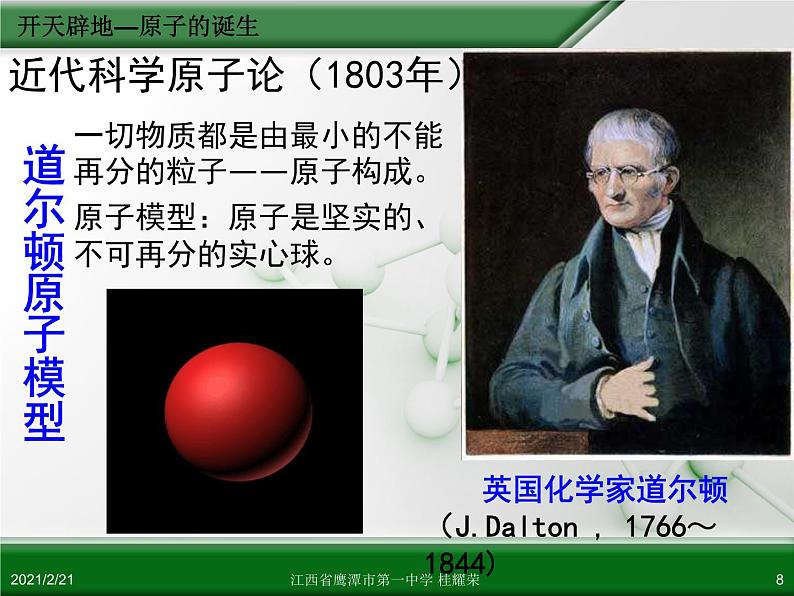 江西省鹰潭市第一中学人教版高中化学选修3 物质结构与性质 第一章 第一节 原子结构（第1课时）课件（共30 张PPT）08