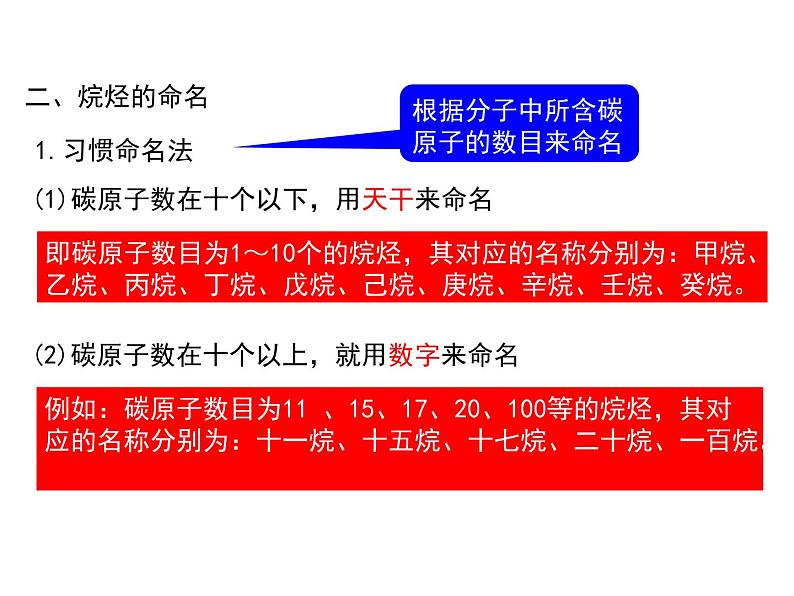 【推荐】人教版高中化学选修五 1.3有机化合物的命名第1课时（课件1）07