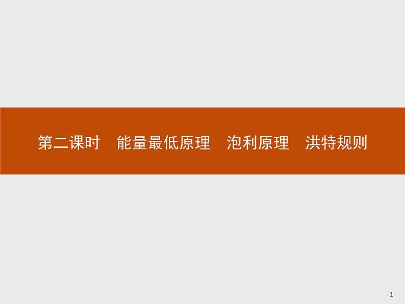 2018版高中化学人教版选修3课件：1.1.2 能量最低原理　泡利原理　洪特规则01