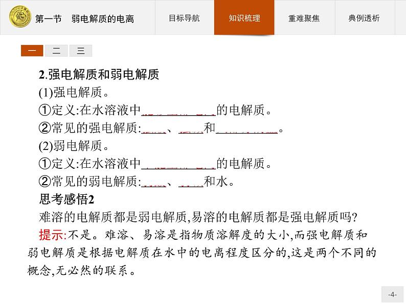 2018版高中化学人教版选修4课件：3.1 弱电解质的电离04
