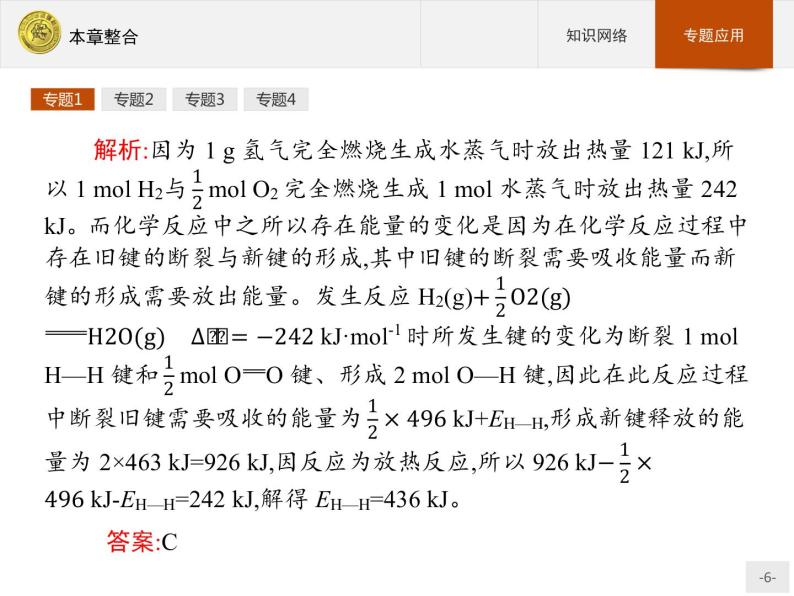 2018版高中化学人教版选修4课件：本章整合106