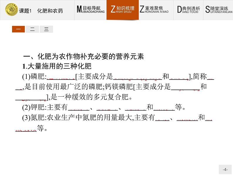 2018版高中化学人教版选修2课件：4.1 化肥和农药04