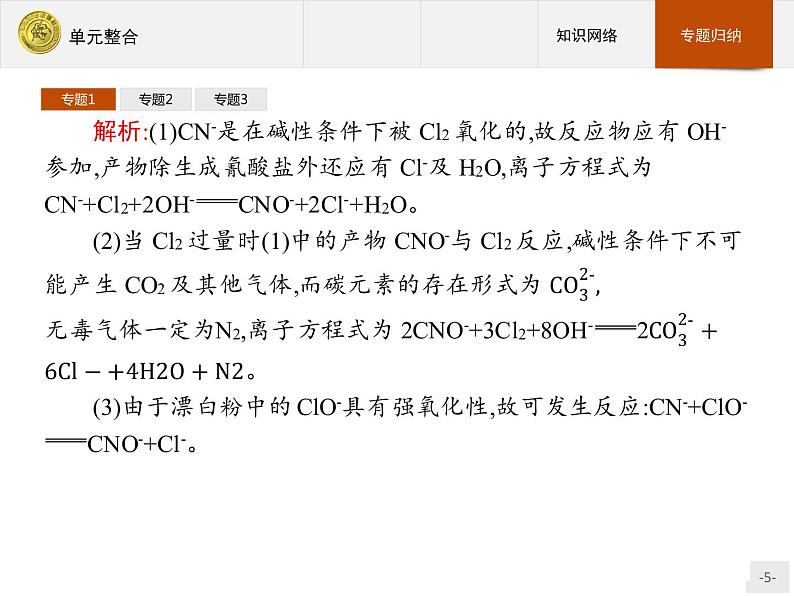 2018版高中化学人教版选修2课件：单元整合205