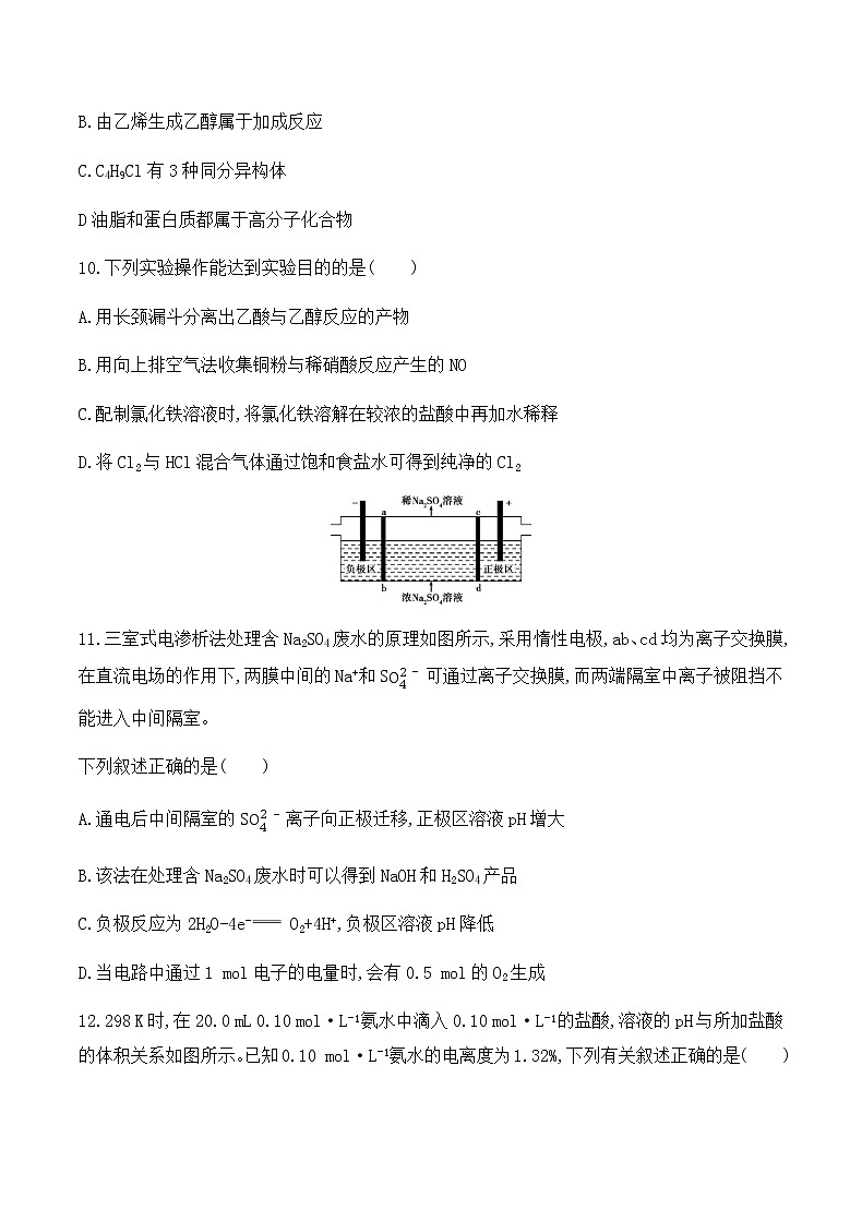 2016年普通高等学校招生全国统一考试 (课标全国卷Ⅰ) 理综化学第2页