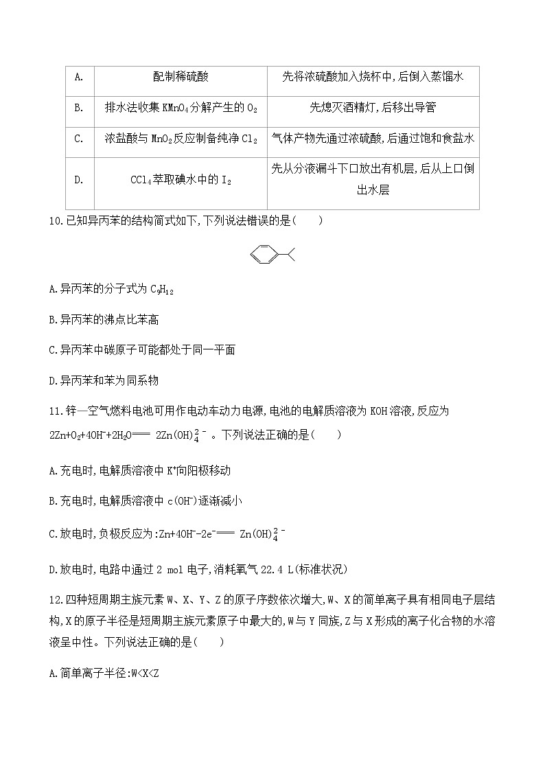 2016年普通高等学校招生全国统一考试 (课标全国卷Ⅲ) 理综化学02