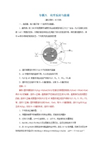 2021届+高三+化学+高考二轮复习+专题八  化学反应与能量