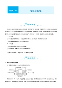 （新高考）2021届高考二轮复习专题八 电化学基础 学生版