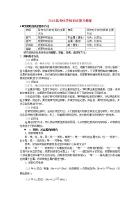 高考化学知识点复习教案9