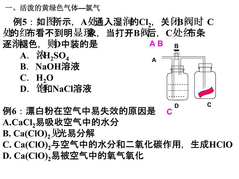 人教版高中化学必修1课件：4.2富集在海水中的元素—氯（第2课时） （共21张PPT）06