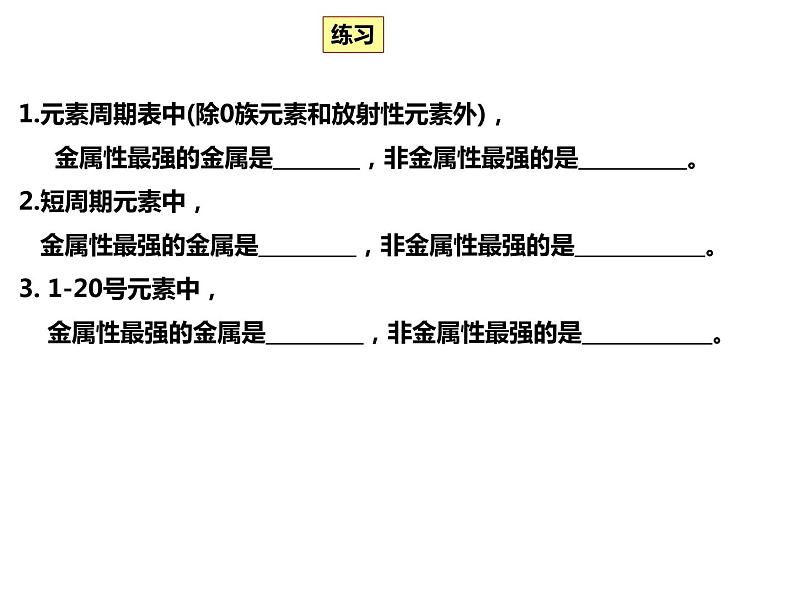 人教版高一化学必修二课件：1.2.1元素周期律第3课时 元素周期律的应用课件（共33 张PPT）05