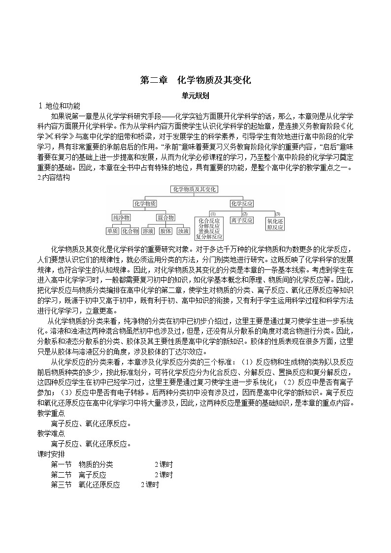 第2章  第1节 物质的分类 第1课时 教案01