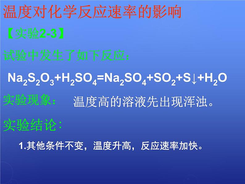 高中化学 2.2《影响化学反应速率的因素》课件2 新人教版选修408