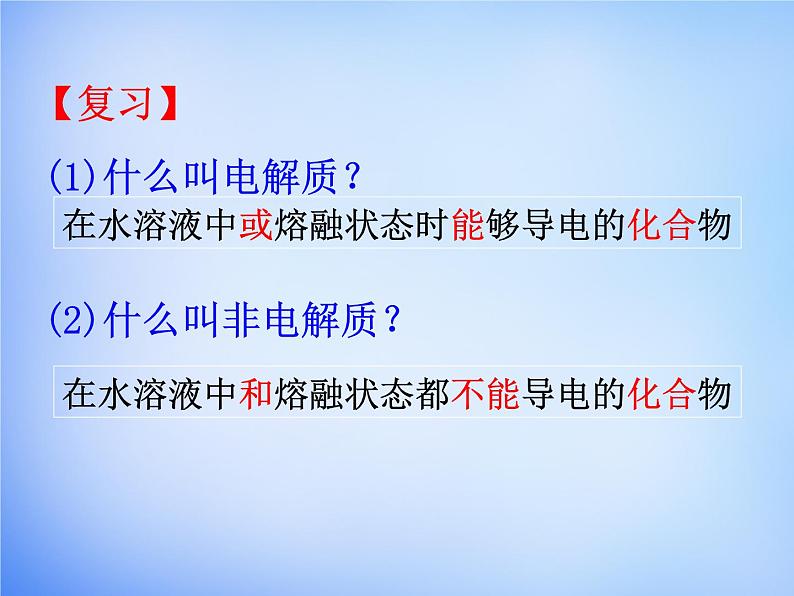 高中化学 3.1《弱电解质的电离》课件1 新人教版选修4第2页