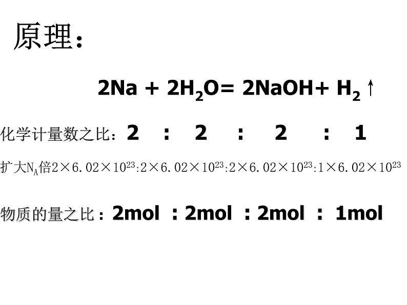 高中化学人教版（2019）必修第一册3.4  物质的量在化学方程式计算中的应用课件第3页