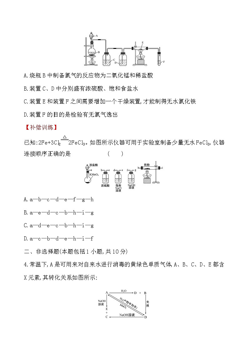 高中化学人教版（2019）必修第一册：2.2.2氯气的实验室制法　氯离子的检验作业03