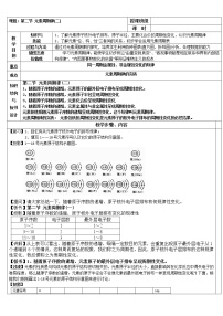 人教版 (新课标)必修2第一章  物质结构 元素周期律第二节 元素周期律第2课时教学设计