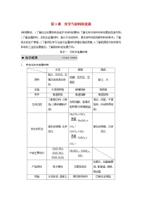 2021届高考化学一轮复习 第3讲 化学与材料的发展教案（含解析）新人教版选修2