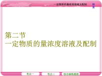 （人教版）高三化学高考总复习课件：第1章 第二节 一定物质的量浓度溶液及配制