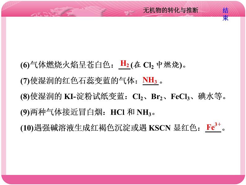 （人教版）高三化学高考总复习课件：第4章 难点增分课（二） 无机物的转化与推断08