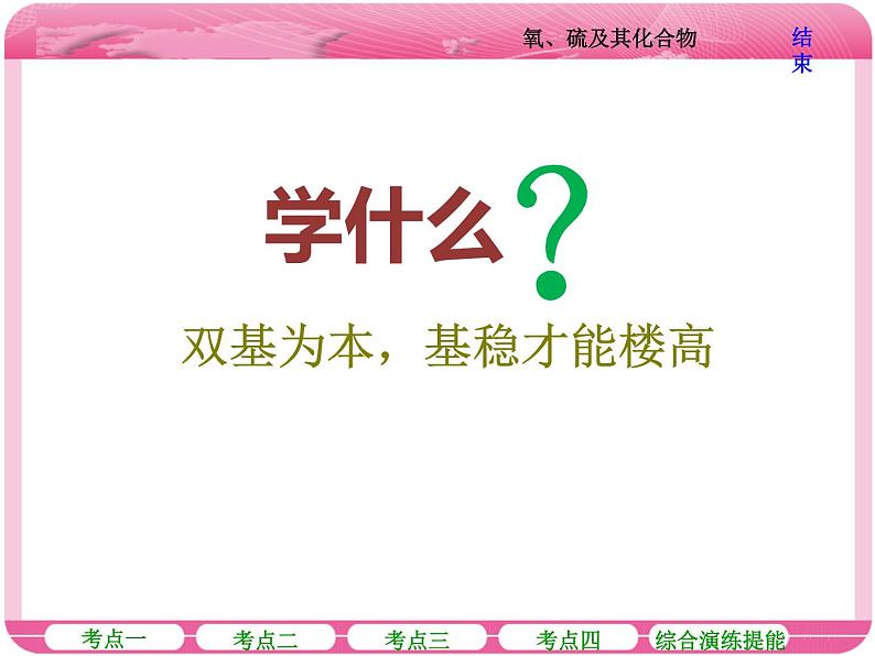 （人教版）高三化学高考总复习课件：第4章 第三节 氧、硫及其化合物04