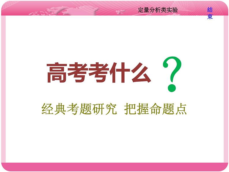 （人教版）高三化学高考总复习课件：第10章 第三板块 第三讲 定量分析类实验02