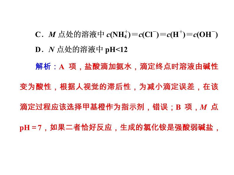 2018版高考化学一轮总复习（课件）：全国高考题型突破综合考查电解质溶液知识的图象问题05