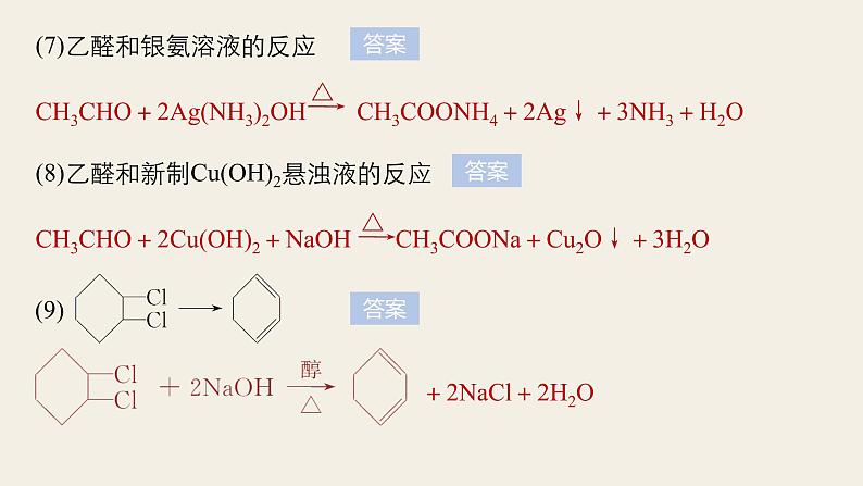 高考化学（人教）大一轮学考复习考点突破课件：第十一章　有机化学基础（选考） 本章重要有机物之间的转化关系第5页