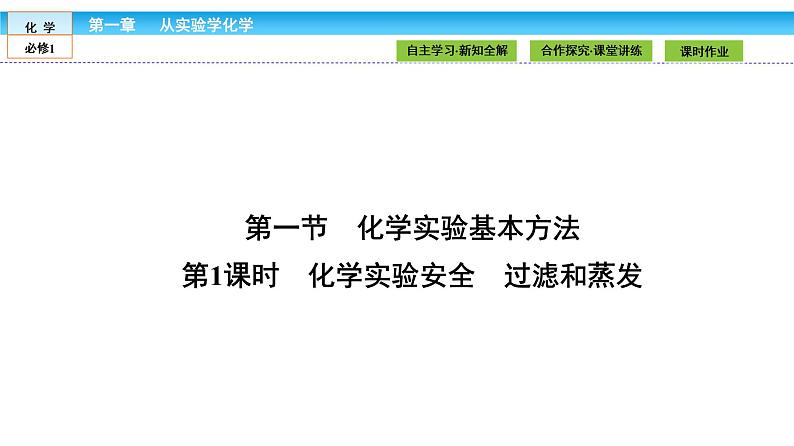 高中化学（人教版）必修1课件：第一章 从实验学化学 1.1.1第2页