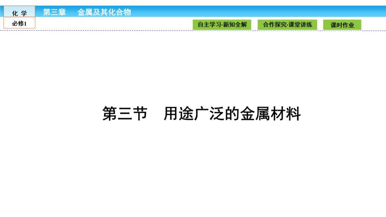 高中化学（人教版）必修1课件：第三章 金属及其化合物 3.301