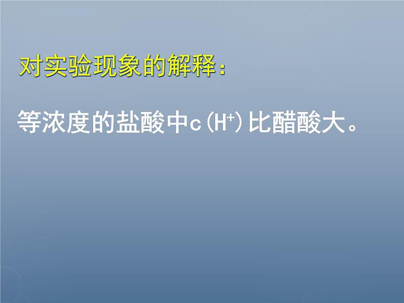 高中化学 3.1《弱电解质的电离》课件2 新人教版选修408