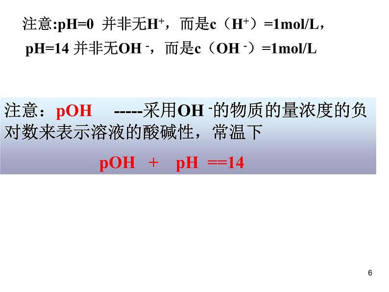 高中化学选修4课件--12溶液pH的计算06